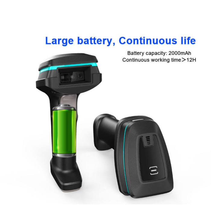 Máy Quét Mã Vạch KAW 244D Cầm Tay Không Dây 1D/2D – Kết Nối USB/Bluetooth, Pin Trâu Quét Nhanh Chính Xác