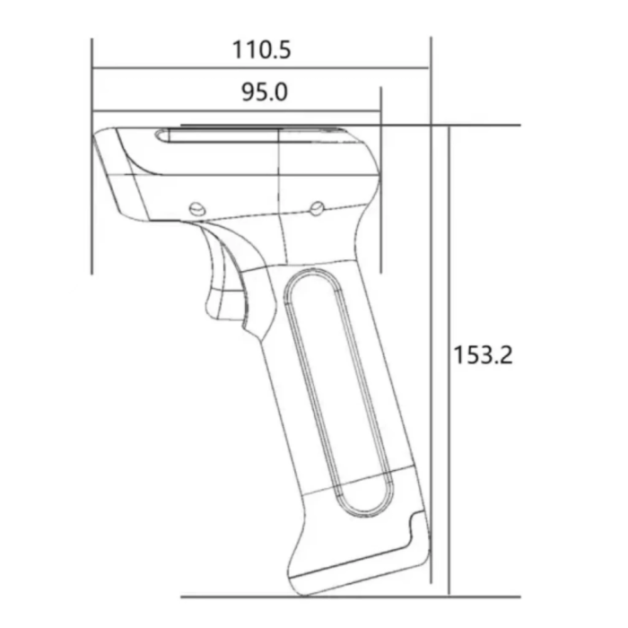 Máy Quét Mã Vạch KAW 231A Không Dây 1D/2D Cầm Tay Có Đế Sạc – Kết Nối USB, Quét QR Nhanh Chính Xác