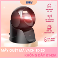Máy Quét Mã Vạch KAW K143A Không Dây 1D/2D – Kết Nối WiFi & USB, Quét Nhanh Chính Xác Cho Bán Hàng