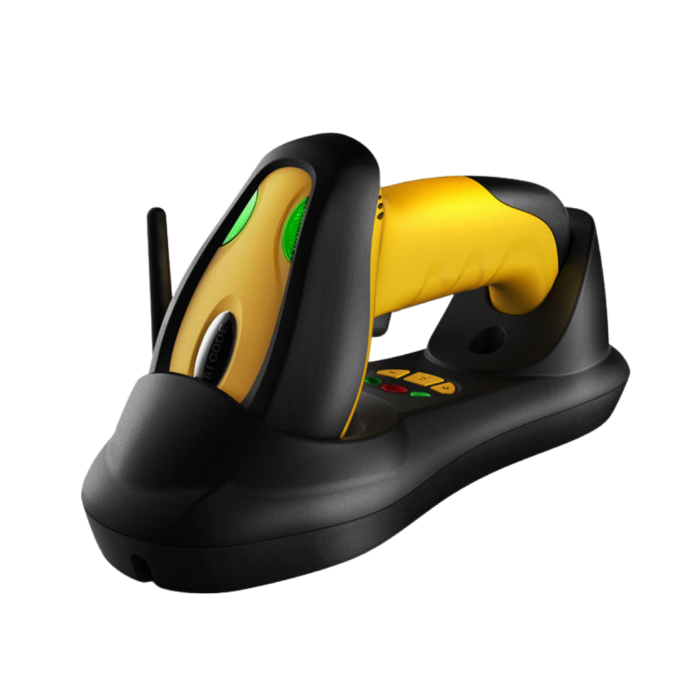 MÁY QUÉT MÃ VẠCH KHÔNG DÂY KAW K112 2D TẦM XA 400M – KẾT NỐI USB, ĐẾ SẠC, QUÉT QR NHANH CHÍNH XÁC