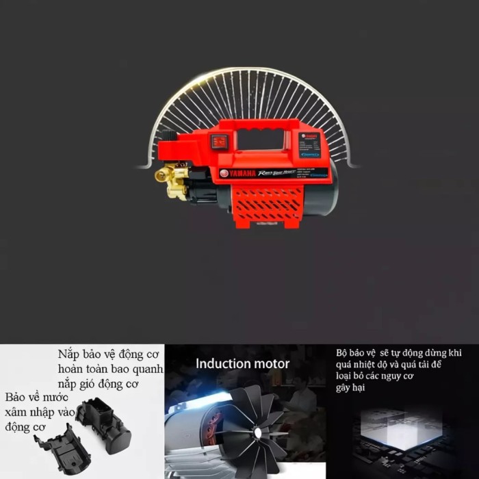 Máy Rửa Xe ExtraWash K-3500X 3500W - Áp Lực Cực Mạnh, Tặng Kèm Đầy Đủ Phụ Kiện