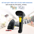Máy Quét Mã Vạch Không Dây Bluetooth KAW 136E – Tốc Độ Quét Nhanh, Độ Chính Xác Cao, Kết Nối Linh Hoạt