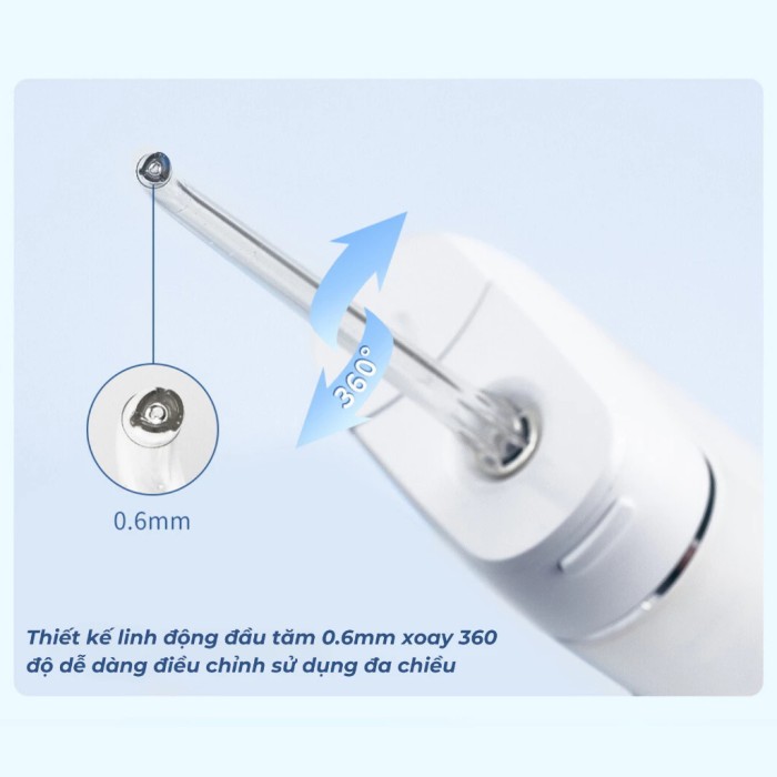 MÁY TĂM NƯỚC MINI KAW 386I: ĐỘT PHÁ CÔNG NGHỆ CHĂM SÓC RĂNG MIỆNG DI ĐỘNG