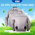 Áo Điều Hòa Việt Nam 558Q Màu Xám Cao Cấp – Áo Quạt Làm Mát Bền Bỉ, Thoáng Khí, Chống Nóng Hiệu Quả
