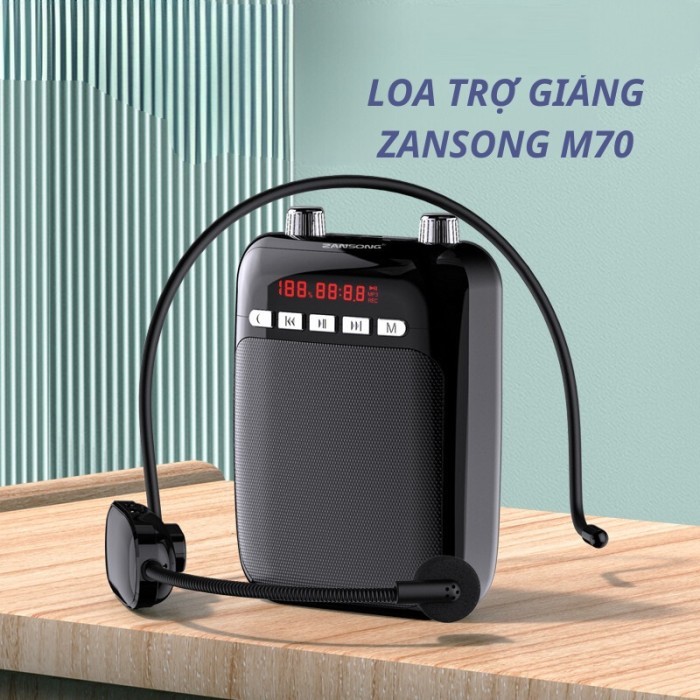 Máy trợ giảng Zansong M70 - Công suất 15W, Âm thanh cực rõ, Giá tốt