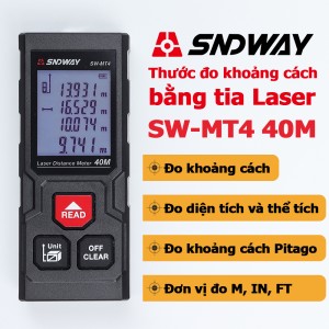 SNDWAY 40m - Máy Đo Khoảng Cách Laser Chuẩn Xác, Độ Bền Cao