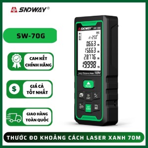 Mua Máy Đo Khoảng Cách SNDWAY SW-70G Tia Xanh Uy Tín, Giá Rẻ Nhất