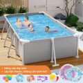 Bể Bơi Khung Thép KAW 2m6,  Bạt PVC Chống UV, Dành Cho Gia Đình, Dễ Lắp Đặt