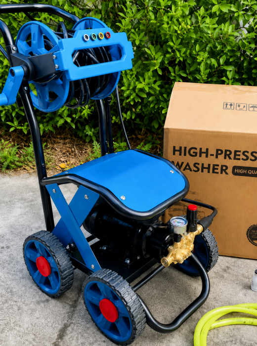 Máy Rửa Xe Cao Áp KAW K-4500 Công Suất Cực Đại, Lõi Đồng Nguyên Chất, Bảo Hành 1 Năm