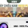 Máy chiếu 4K siêu nét Kaw K650 Plus, Giá rẻ, Chất lượng, độ nét Full HD 1080p, Tích hợp WiFi, Bluetooth