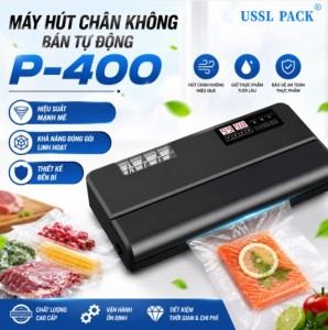 Máy Hút Chân Không P-400 Bán Tự Động - Công Suất 240W, Đường Hàn 8mm