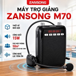 Máy trợ giảng Zansong M70 - Công suất 15W, Giá tốt 2026