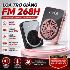 Loa trợ giảng FM 268H - Nhỏ gọn, Đa năng, Pin khỏe 2026