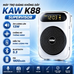 Máy trợ giảng không dây KAW K88 supervisor - Chính hãng, Pin trâu 2026
