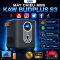 Máy Chiếu Mini KAW Budplus S3 1080P – 380 ANSI, Android 9.0