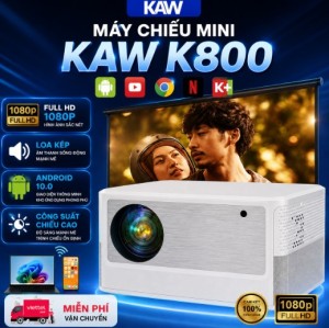 Máy Chiếu Mini KAW K800 – Android, Wifi, Hình Ảnh Sắc Nét