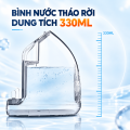 Máy tăm nước cầm tay KAW - 4 đầu phun đa năng, màn hình LED thông minh, làm sạch răng toàn diện, bảo vệ nướu