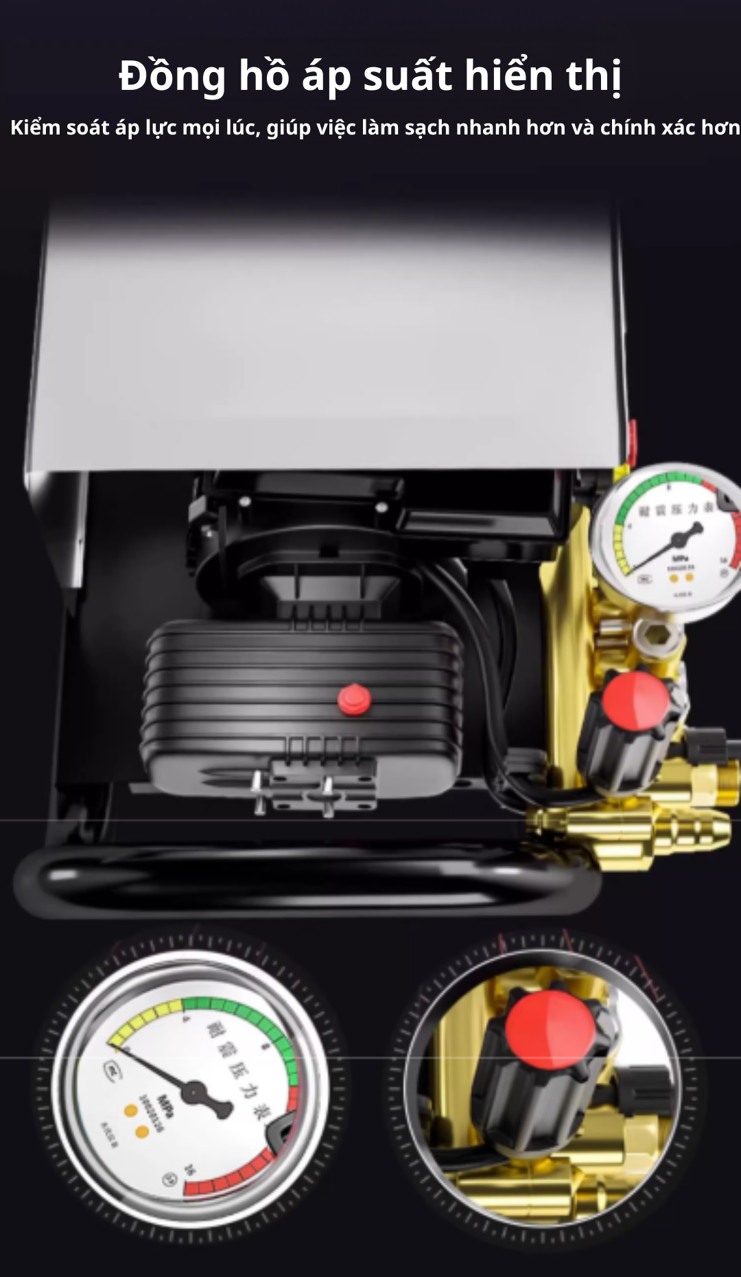 Thông số kỹ thuật máy rửa xe KAW 2800W